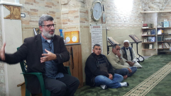  بالصور: امسية ايمانية في ذكرى مولد الحبيب بمسجد حذيفة بن اليمان بالرملة